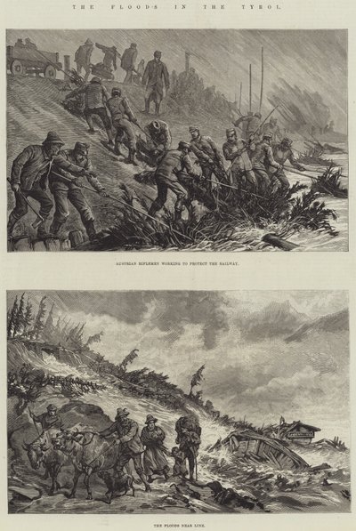 The Floods in the Tyrol by Johann Nepomuk Schonberg